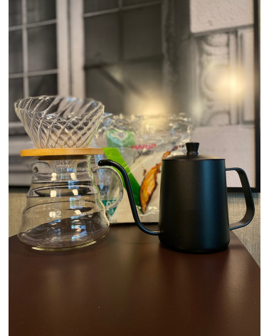 Promo V60 600 ml+ Filtro + Tetera